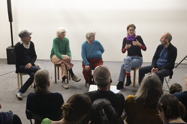 VIDEO WINDOW @ VIA, Basel, 2025; Artists' Talk: Bruno Z'Graggen, Sus Zwick, Muda Mathis, Susanne Hofer, Max Philipp Schmid